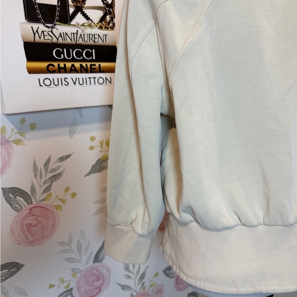 Lululemon Softstreme Ribbed-Hem Pullover Natural Ivory - Picture 3 of 5